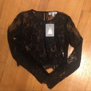 Black Lace Top